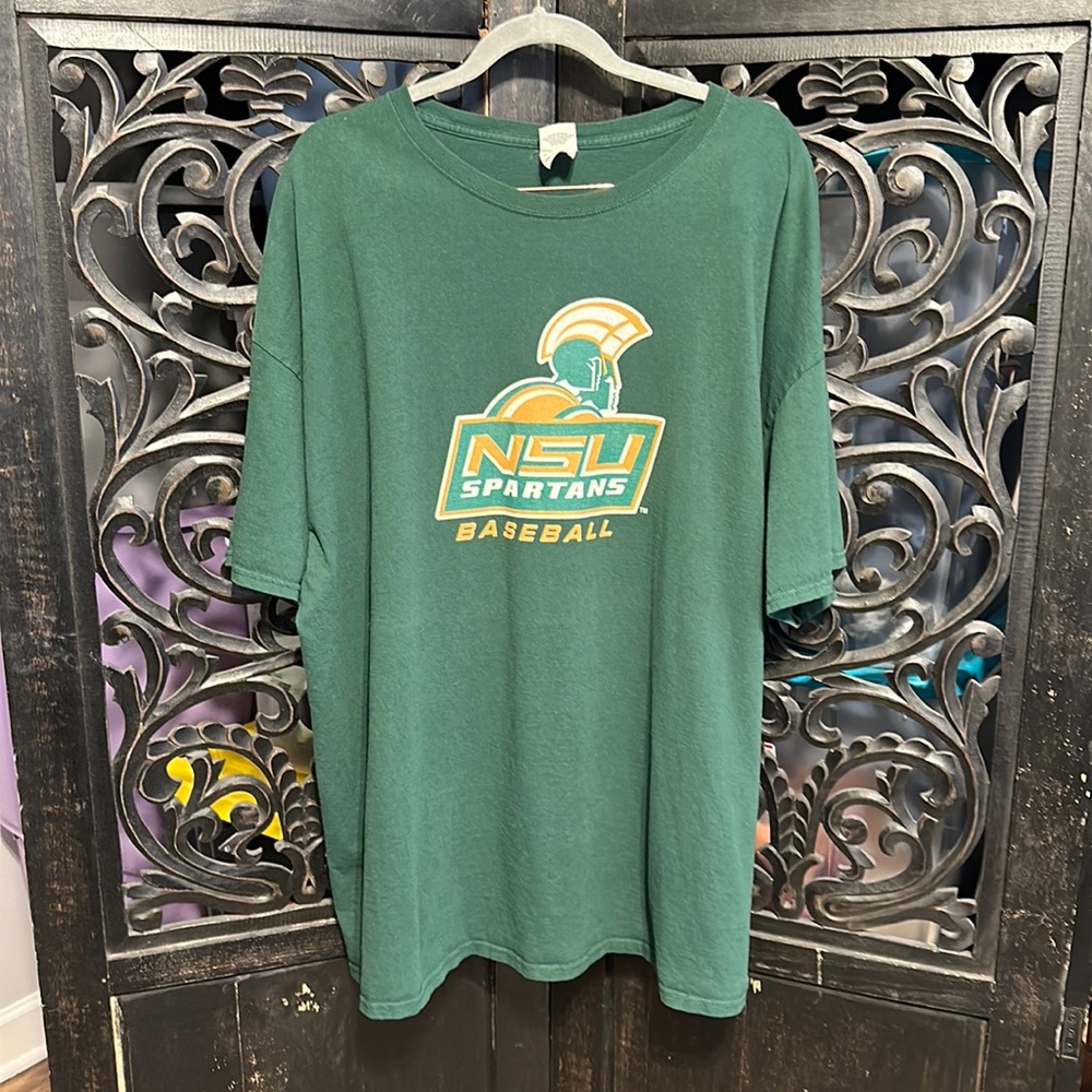 NCAA NSU / Norfolk State University Spartans Baseball Short Sleeve Tee Shirt Top